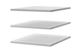 Серия модульных шкафов, Комплект полок 50/56. Цвет БЕЛЫЙ