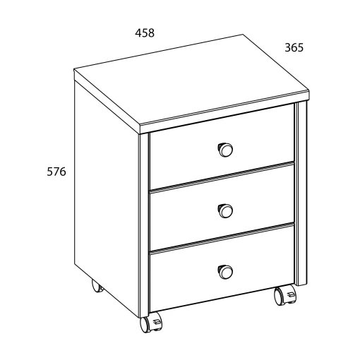 Тумба 3S/D2, DIESEL, цвет дуб мадура/энигма