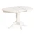 Стол STEFANO круглый бук, мдф, D90+30x77см, Ivory white