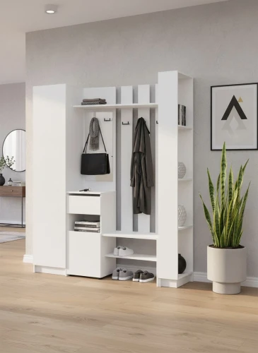 Прихожая Бали, Белый. Комплект 2