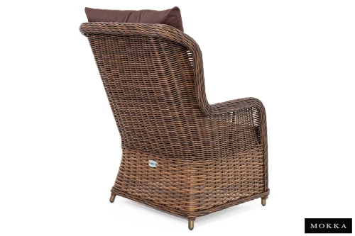 Кресло SAN MARINO цвет бронзовый, с 2 подушками