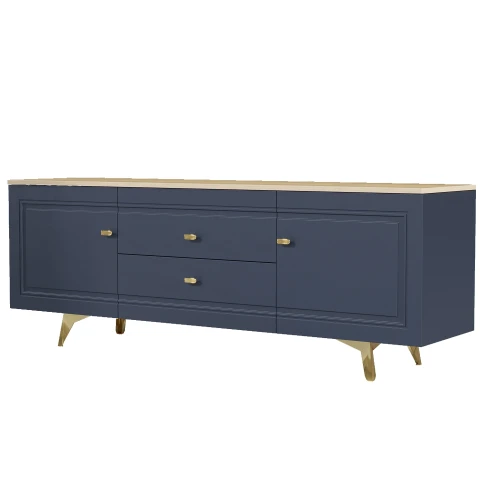 Тумба под ТВ 1700 Вега Сапфир синий