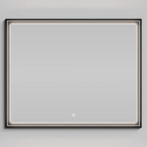Зеркало Лайт 100, черный глянец