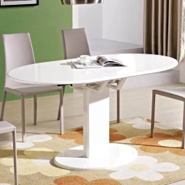 Cтол-трансформер обеденный 2332-1 белый лак Cтол-трансформер обеденный 2332-1 белый лак