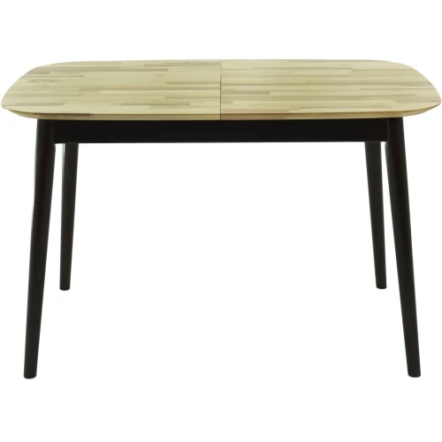 Стол «Крит» 120x80, дуб светлый/черный