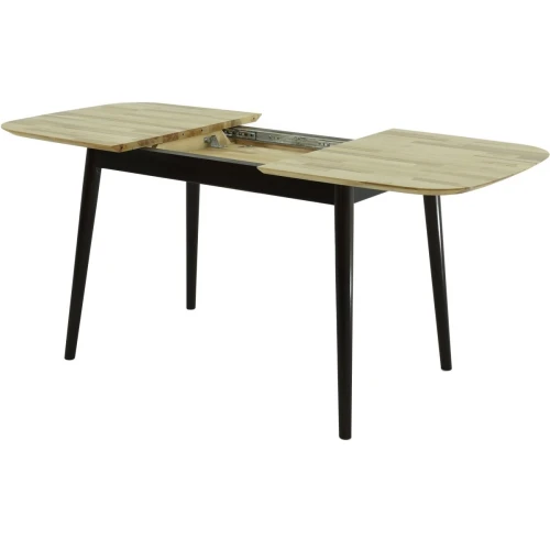 Стол «Крит» 120x80, дуб светлый/черный