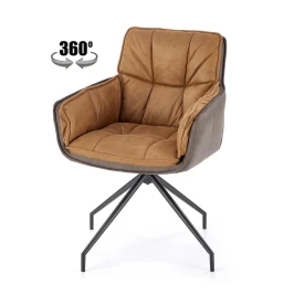 Стул HALMAR K523 коричневый/темно-коричневый