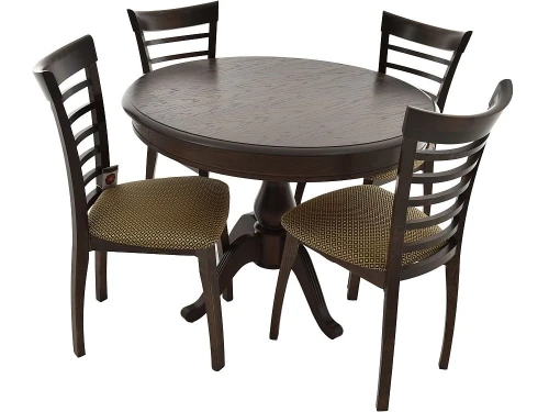 Стол «Фабрицио 1» (D 1000), орех темный