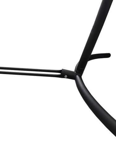 Кресло подвесное Беатрис арт.7036 (стойка+основание.черн.,корзн.корич.,подуш.беж. 2уп. (Т))