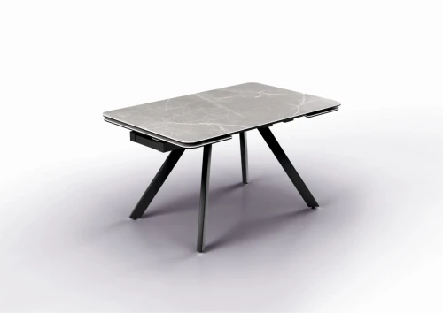Стол Леон NEW, Керамогранит, Черный/Bayona grey