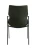 DC24026 Стул с подлокот, ЗЕЛЕНЫЙ, каркас металл черный КРУГЛЫЙ