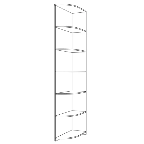 Стеллаж угловой Парма Нео