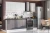 Кухонный гарнитур Вельвет 2.0 м (без столешницы), Белый, Бетон графит