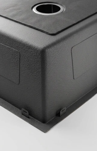 Кухонная мойка из нержавейки BLANTEK VS-5650B Nano black