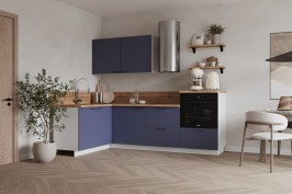 Готовая кухня КГ Угловой 1500х2400 (без пм) , Ежевика  Арника РМ в.2