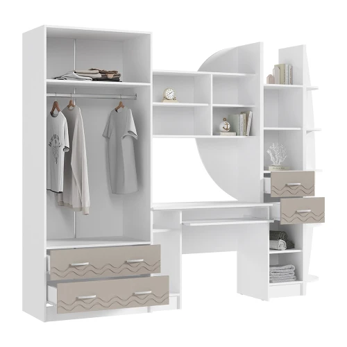 Стенка Юниор-2, Шарли Мокко, Белый