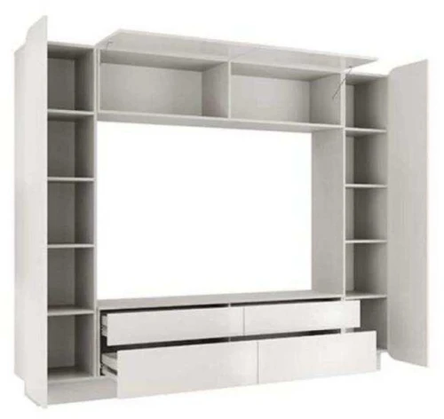 Стенка Лаванда-2 белый/белый глянец