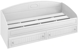 Кровать одинарная с ящиками Монако МН-11 белое дерево