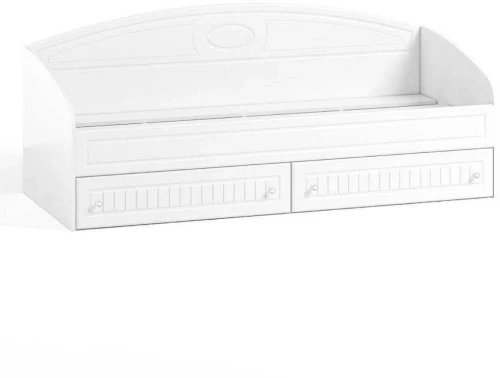 Кровать одинарная с ящиками Монако МН-11 белое дерево