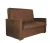 Диван выкатной Идея  120, велюр коричневый