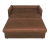 Диван выкатной Идея  120, велюр коричневый
