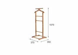 Вешалка костюмная В 6Н средне-коричневый