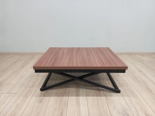 Стол трансформер Орфей 1, чёрный/шимо темный