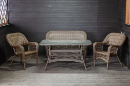 Комплект мебели из искусственного ротанга Мэдисон (Medison) Lunch set без подушек