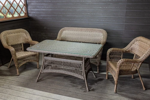 Комплект мебели из искусственного ротанга Мэдисон (Medison) Lunch set без подушек