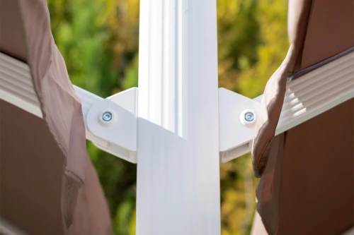 Зонт двойной Мадрид 3*3м, цвет песочный