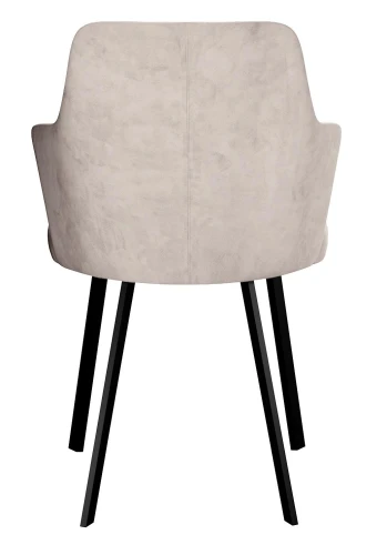 Стул DikLine 245 поворотный, C103 крем, ножки черные