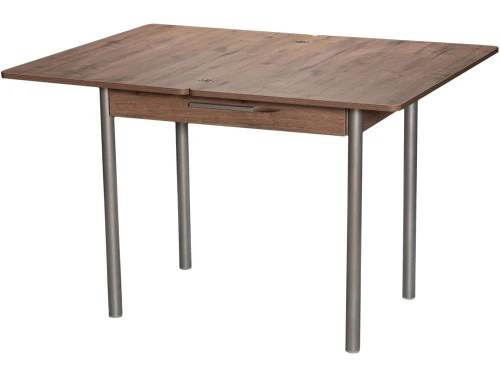 Стол М20 ДП1-02-05 900(1200)*600, ЛДСП:Дуб Велингтон, Н/стола (Металлик)