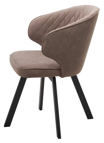 Стул SKAT 360 град. поворот. B5 Капучино, велюр / черный каркас, М-City