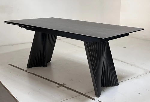 Стол YOAKIM 180 цвет 1704 Темно-серый мрамор, керамика / Темно-серый каркас, ®DISAUR