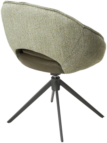 Стул ANABEL 360 град. поворот Зеленый F07-003-01 / MONTECRISTO 8421 / серый каркас, ®DISAUR