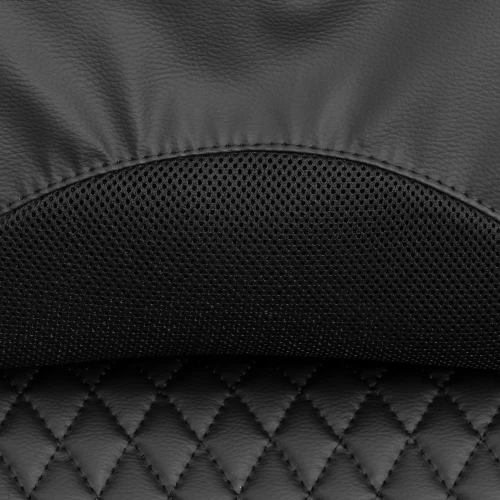 Кресло Chief metalBL  кож/зам/ткань, черный/черный стеганный/черный, 36-6/36-6/TW-11