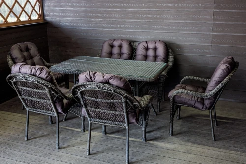 Комплект мебели из искусственного ротанга Мэдисон НЬЮ (Medison NEW) двухместный диван + 4 кресла + стол с подушками на сиденье и спинку