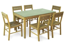 Комплект плетеной мебели MOKKA BALI обеденный на 6 персон