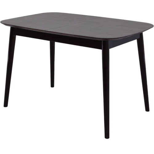 Стол «Крит» 120x80, шоколад/черный