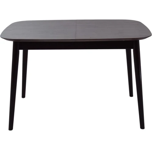 Стол «Крит» 120x80, шоколад/черный