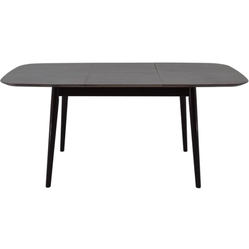 Стол «Крит» 120x80, шоколад/черный