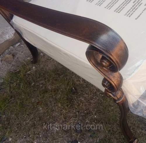 Диван двухместный из литого алюминия Venice