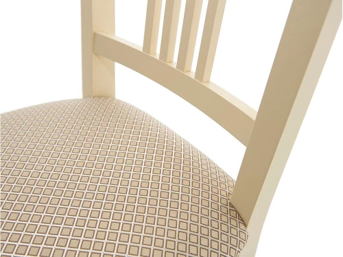 Обеденная группа (Стол Греция и 4 стула Никас), слоновая кость