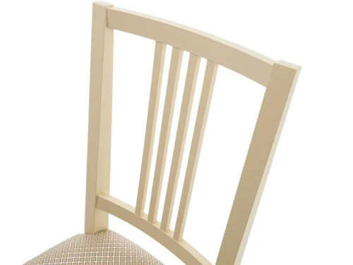 Обеденная группа (Стол Греция и 4 стула Никас), слоновая кость