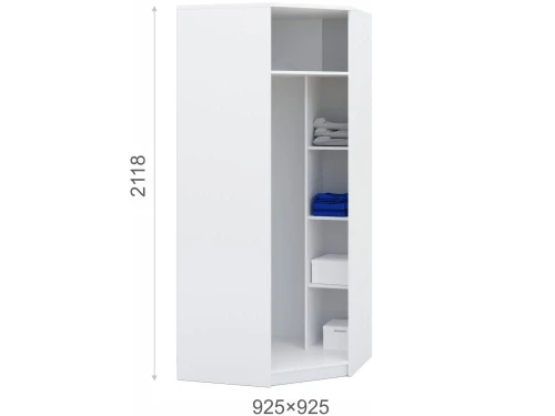 Шкаф «Аврора», Белый/Ателье светлый