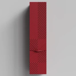 Пенал Эйфория 35 F4, пример RAL 3004 Пурпурно-красный, матовая, подвесной, левый