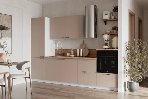 Готовая кухня КГ 3000 Эмаль, Крем  Арника РМ в.11