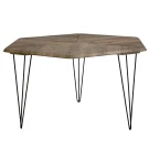 Стол журнальный BeautyStyle 23 дуб крымский состаренный/черный