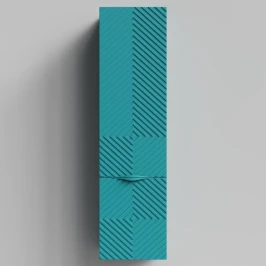 Пенал Эйфория 40 F4, пример RAL 5021 Водная синь, матовая, подвесной, левый