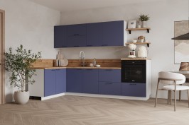 Готовая кухня КГ Угловой 1500х2700 (с пм) , Ежевика  Арника РМ